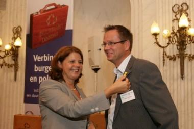 Minister Van Bijsterveldt en Folkert van der Molen